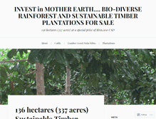 Tablet Screenshot of costarica-plantation.com